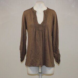 Ann taylor LOFT  roll sleeve top